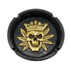 Skull King Ashtray Black And Gold - Resin Ashtray