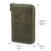Londo Genuine Leather Padfolio - Portfolio Folder with Pencil Holder, Notepad & Zipper for Business, Office & Travel