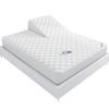 Waterproof Split Top Queen Mattress Pad Protector for Adjustable Bed, 34" Top Split from Head, Noiseless, Soft Padded Matress Protector