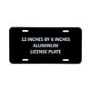 Transformers, Laser Engraved Front License Plate.  Very Durable and Stylish!