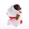 lachineuse Decorative Item, Ceramic, Blanc Et Rouge Dominant, 9x8x14cm