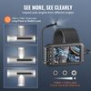Endoscope Camera with Lights Triple Lens Borescope 16.4FT Cable 5" Screen