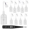 AUAUY 10 Pack E27 Renovation Socket, Lamp Holder with Cable, Construction Site Socket E27 + VDE Voltage Tester, E27 Lamp Socket with Plug-in Clamp, E27 Replacement Construction Lamp Socket, White