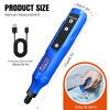 Rotary Tool/Multitool Combitool Multi Purpose Mini Rotary Tool Kit Detail Sander with 80PCS Accessory Set & LED Lights – 5 Variable Speed 3000-18000RPM, for Small Crafts & Projects