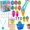 Klever Kit 40 Pcs Easter Egg Dyeing Kit DIY Easter Egg Decoration Kit with Dye Tablet, Egg Stand with Egg Stencil, Easter Theme Party, Creative Activities, Egg Hunt, Easter Gift, Easter Party Favors,