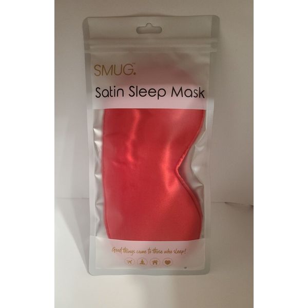 SMUG ~ Satin Sleep Mask ~ Red~ New