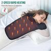 Snailax large Heating Pad for Neck, Back, Shoulders 21"x26"  Vibration Massager