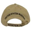 U.S Marine USMC Semper Fi Logo Eagle Embridered Cap Hat Beige