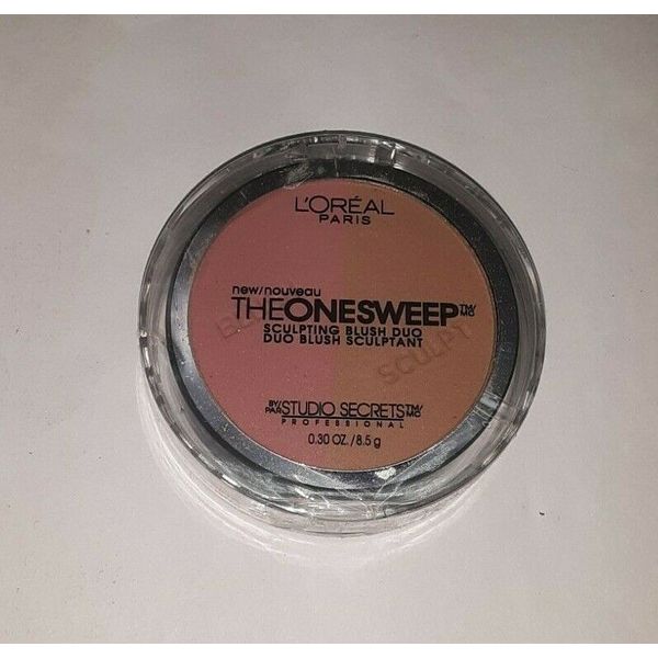 1 duo LOREAL THE ONE SWEEP SCULPTING BLUSH DUO 835 POSH sealed DISCONTINUED NWOB