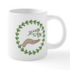 CafePress Herbal Therapy Wreath 20 oz Ceramic Mega Mug