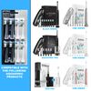 AquaSonic Duo PRO 8-pack replacement brush heads - Upgraded ProFlex Brush Heads For Improved Plaque Removal - Genuine AquaSonic