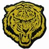 The Roaring Gold Tiger Embroidered Applique Iron On Sew On Patch