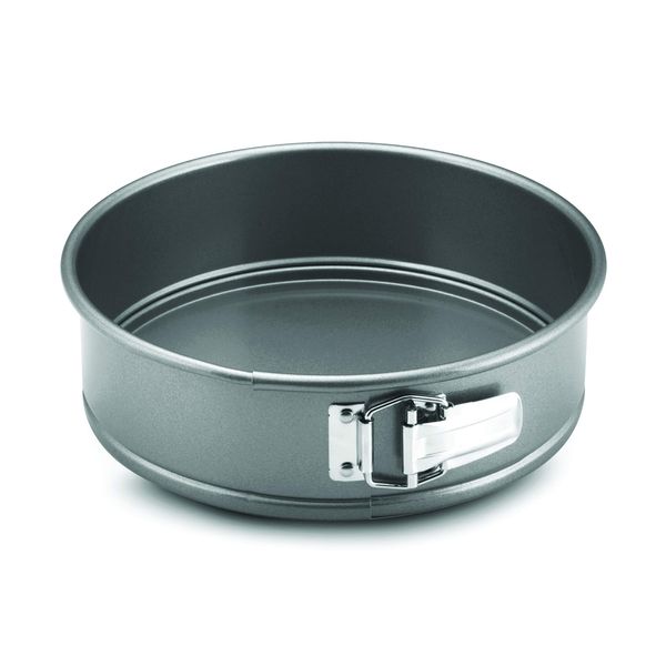 Anolon Advanced Nonstick Springform Baking Pan / Nonstick Springform Cake Pan / Nonstick Cheesecake Pan, Round - 9 Inch, Gray