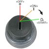 SPARES2GO Ignition Switch compatible with CastelGarden Ride on Lawnmower
