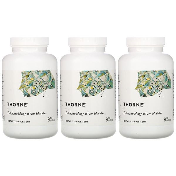 2+1 Thorne Research Magnesium Calcium Malate 240 Capsules