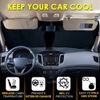Car Windshield Sun Shade Front Visor Foldable Shield UV Block Truck Cover Panda