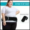 Comfytemp Cordless Heating Pad W/Massager Lower Back Pain Relief & Heating-Black