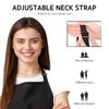 Auronna Pack Of 2 Kitchen Aprons (White, 2 Pack)