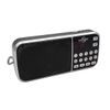 Blk Multifunctional Digital MP3 Pocket Speaker AM/FM Radio Bluetooth/USB/SD/AUX