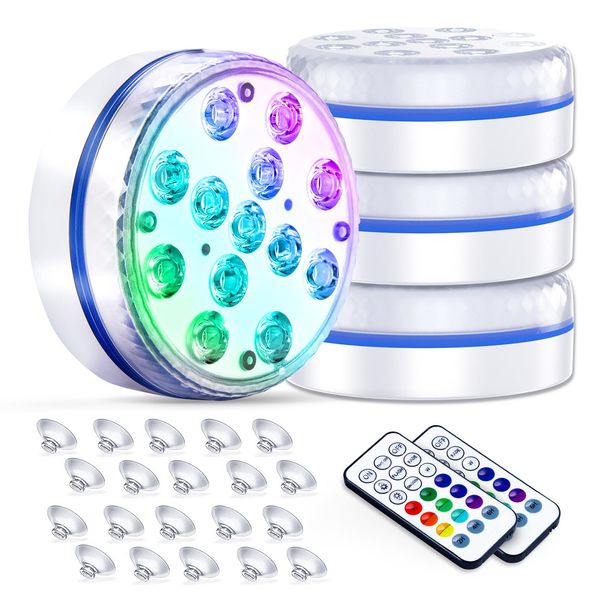 Submersible Led Pool Lights for Above Ground Pools Waterproof,