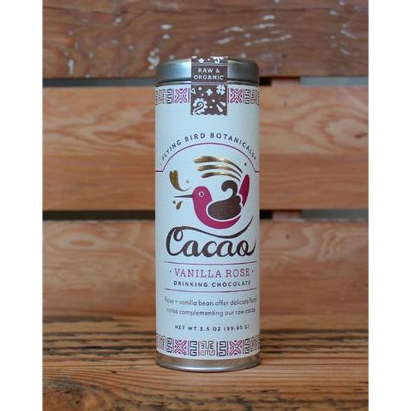 Cacao Vanilla Rose - Drinking Chocolate Tin