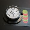 Flanged Medium Circular Bulls Eye Bubble Level - Tool Clock Hobby Turntable Camera Caravan, Clear aqueous
