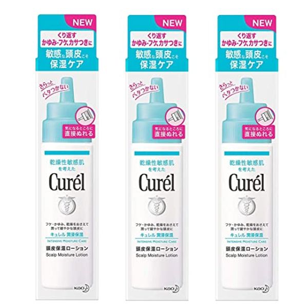 Curél Scalp Moisturizing Lotion, 4.2 fl oz (120 ml) x 3 Bottles