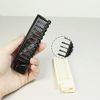 SUER SZ05-WHITE Comb Hair Comb, Foldable, Men's, Women's, Hair Brush, Hair Care, Comb, Double Hair Brush, Portable, Black, White, Travel, Compact, Easy to Hold.