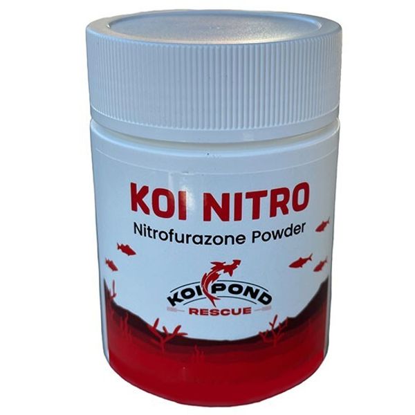 KOI NITRO Nitrofurazone Powder for Fish Ponds - 5 Grams