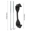 Auto Parts,Battery Hold Down Bracket Holder Universal Crossbar with 10in J Bolts