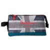 Pepe Jeans Ian Triple Pencil Case Blue 22x12x5 cms Polyester