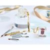 [Fancy Cube] Lip/Eyeliner Brush (Package / Accessory Chain Attached) (Gold)