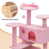 60" Cat Tree Cando Tower Activity Center Play House Sturdy for Cat Pet Sleeping