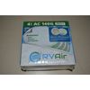 RVAir Merv 6 140g AC Filter 4 Pack 5.25" Single use OEM Replacement Box