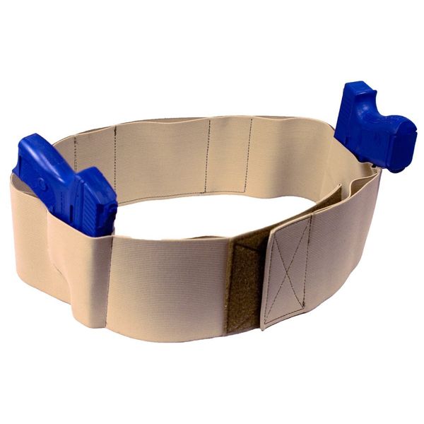 Core Defender Belly Band Concealment Holster, Tan (Medium (33"-36"))