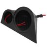 Dash Mount Midrange & Tweeter Pods Boxes 2-Way Speaker Bracket Housing Plastic