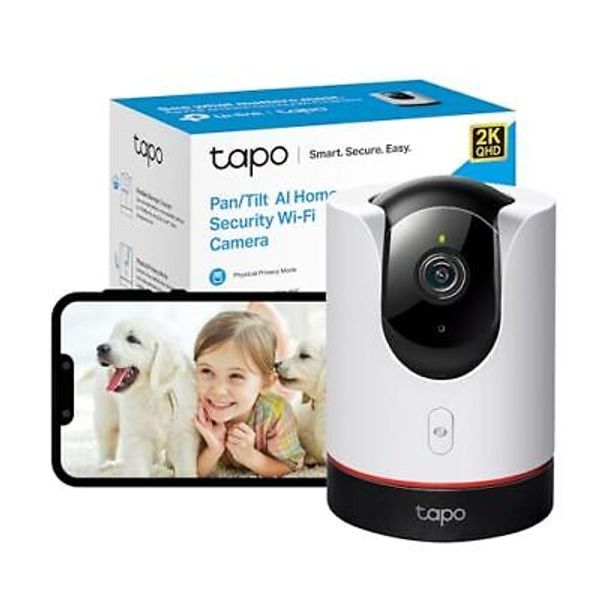 Tapo 2K 4MP QHD Indoor Camera , Pan/Tilt Live View WiFi Security Camera, 360°