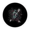 Tennis Player Racket Sports PopSockets mit austauschbarem PopGrip