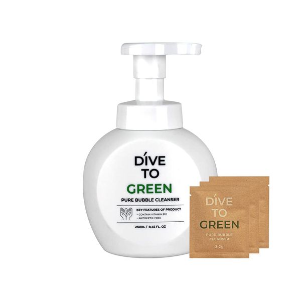 K-Beauty DIVE TO GREEN Pure Bubble Cleanser