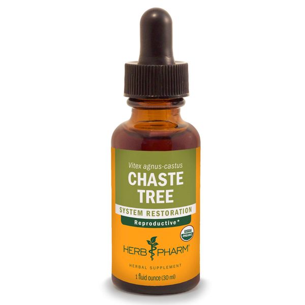 Herb Pharm Chaste Tree Liquid Extract for Female Reproductive System Support - 1 Ounce (DCHASTE01)