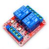 Hailege 2pcs DC 12V 2 Channel Relay Module with Isolated Optocoupler High and Low Level H/L Level Trigger Module Triggered by DC 12V