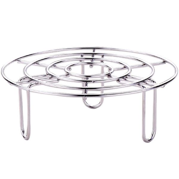 Steamer Insert Cooking Stand Stainless Steel Insert Rack Round Steam Rack Stainless Steel Steaming Rack for Baking Cooking Roasting