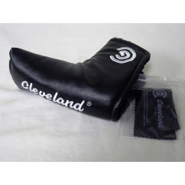 Cleveland Classic Collection Putter Headcover (Black) Golf Club Cover & Rag