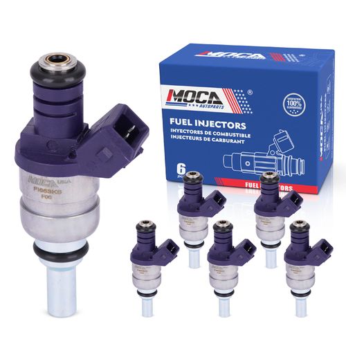 MOCA FJ663 6* Fuel Injector Fit for BWM 2001-2006 X5 3.0L, 2001-2005 530i 3.0L, 2004-2006 X3 3.0L, 2003-2005 Z4 3.0L, 2001-2004 330i 330Ci 330xi 3.0L