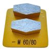 9 Pack Grinding Discs for Husqvarna PG Concrete Grinders Medium Bond 60 Grit