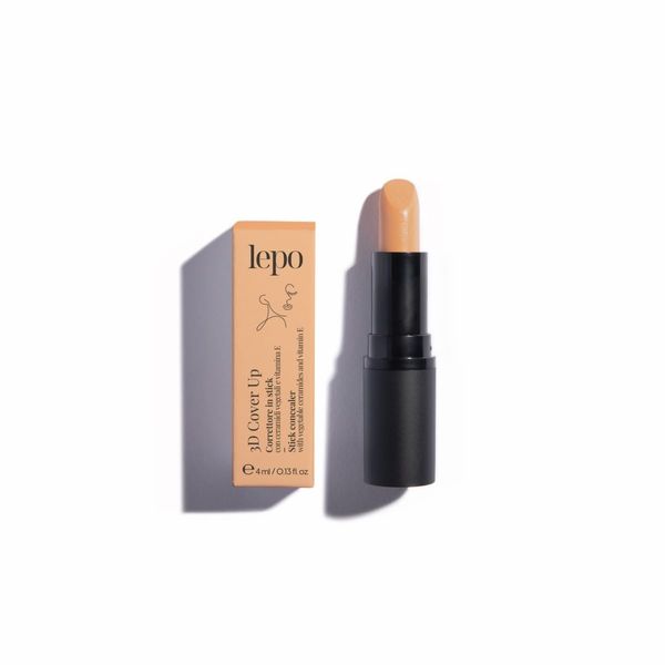 LEPO | 3D Cover Up Concealer Stick D mit pflanzlichen Ceramiden und Vitamin E, perfekte Abdeckung und Pflege für Ihre Haut