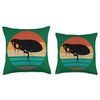 Bug Killer Pest Controller Exterminator Gifts Pest Control Retro Exterminator Throw Pillow, 16x16, Multicolor
