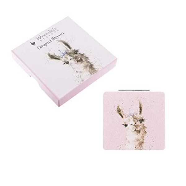 Wrendale Designs Lama Queen Lama Compact Mirror