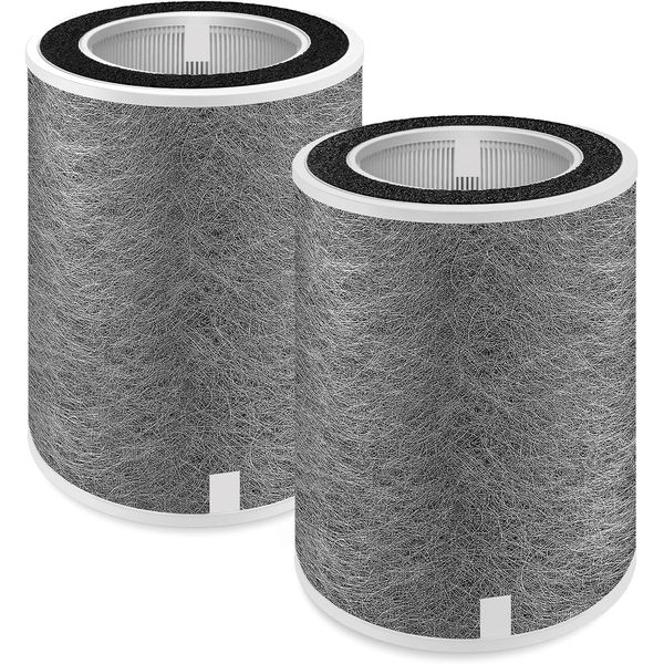 2-Pack HP201 Replacement Filter for Shark Air Purifier MAX HP202, HP232, UA205/ 
