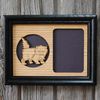 Cat Picture Frame - 5x7 Frame Holds 2.5x3.5 Photo